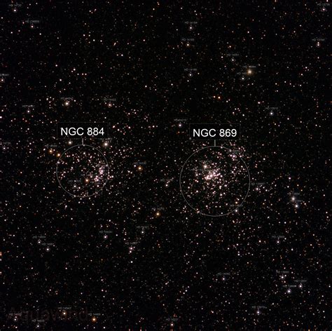 Perseus Double Cluster NGC 884 869 Aquawind AstroBin