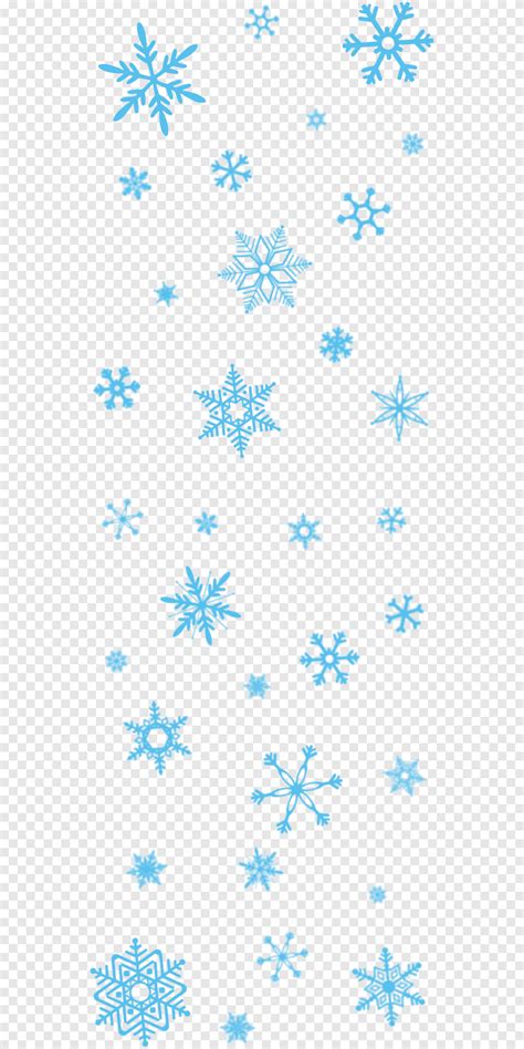 Blue Snowflakes Illustration Snowflake Frozen Snowflake Border Blue