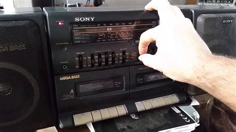 Sony CFS W455S Radio Cassette Boombox YouTube