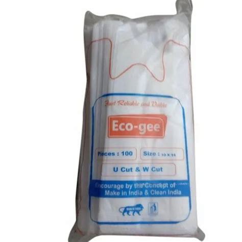 W Cut Plain Non Woven Bags Size Dimension 10x14inch At Rs 180 Kg In