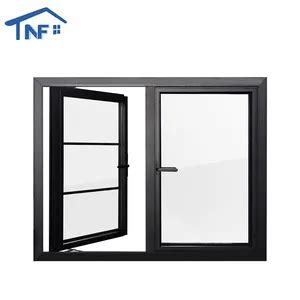 Opening 180 Degree Aluminum Casement Windows Opening 180 Degree