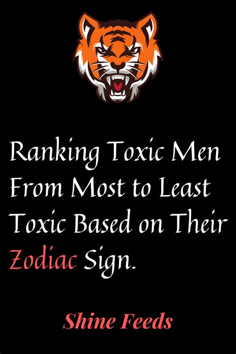 Ranking Toxic Men From Most To Least Toxic Based On Their Zodiac Sign