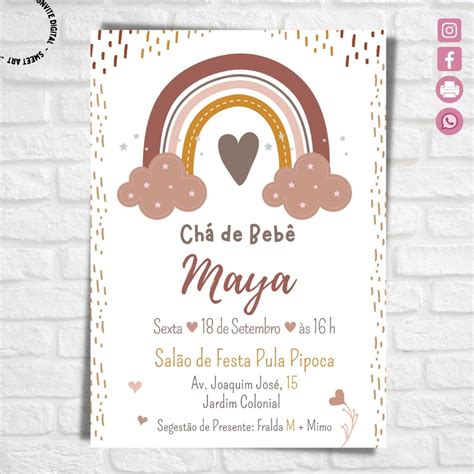 Chá de Bebê Arco Íris Boho Nude Elo Produtos Especiais