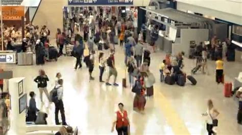 Airport terminal, crowd. — Stock Video © Denisfilm #170498214