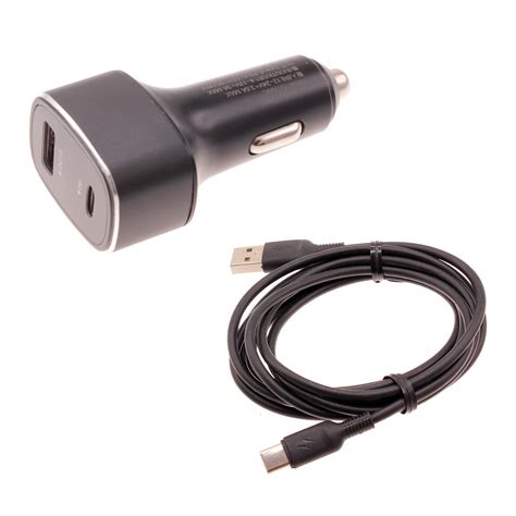 6ft Usb C Cable 36w Pd Fast Car Charger For Cricket Debut S3 Icon 6 2 Port Long Cord Power