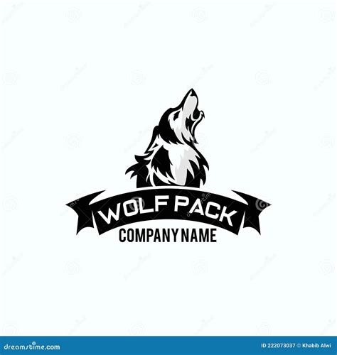 Wolf pack logo stock vector. Illustration of concept - 222073037