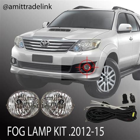 Head Lamp Abs Plastic Fog Lamps With Fitting Kit Toyota Fortuner At Rs 2500 Pair In New Delhi