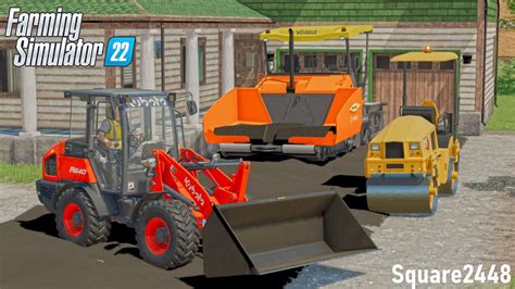 Replacing An OLD Asphalt Driveway FS22 Construction YouTube