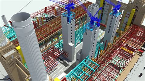 Battersea Development Project 4d Construction Sequence In Iray Youtube