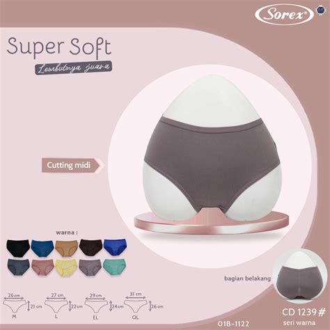 Jual Celana Dalam Wanita Cd Sorex Cd Supersoft Lusinan Shopee