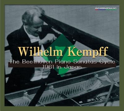 Beethoven Piano Sonatas Cycle 1961 In Tokyo By Wilhelm Kempff