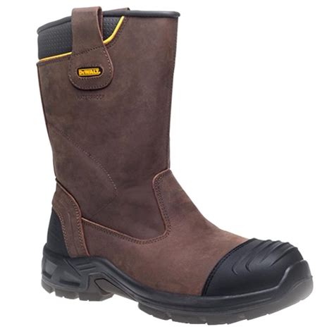 Dewalt Millington S3 Waterproof Brown Safety Rigger Boots Available