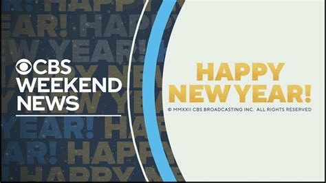 Hd Cbs Weekend News Full Credits January 1 2022 Youtube