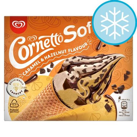 Review - Cornetto Ice Cream Soft Caramel & Hazelnut 4X140ml