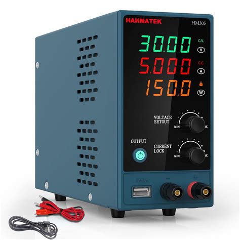 HANMATEK HM305 DC Power Supply Variable 0 30V 0 5A Adjustable Bench