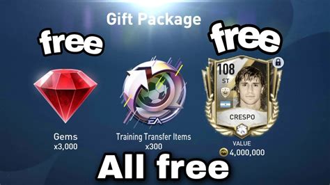 Claim Fee Reward In Fifa Mobile Gift Package Gems Iconic