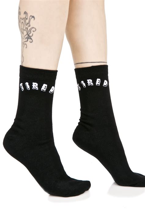 Tired Ankle Socks – Dolls Kill
