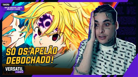 Rap Do Endeavor Vegeta Meliodas E Sasuke Cicatriz Takeru React