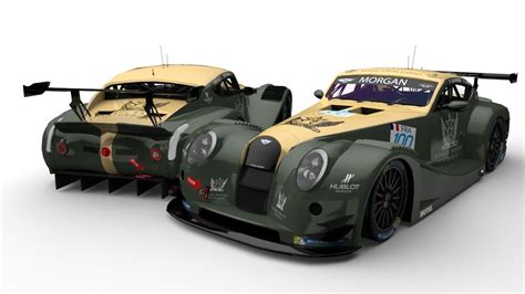 3d Model Morgan Aero Supersports Gt3 Vr Ar Low Poly Cgtrader