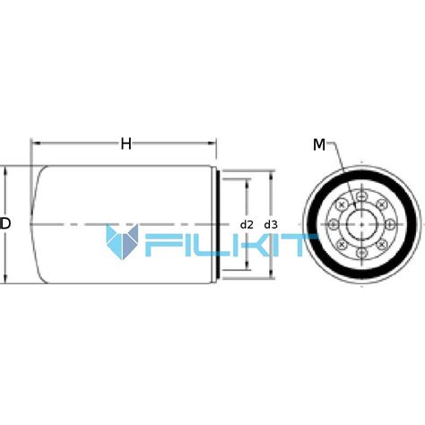 Oil Filter Of Engine P554407 Donaldson OEM P554407 Donaldson For