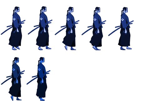 2d Samurai And Ninja Character Sprite Unity Community Pixel