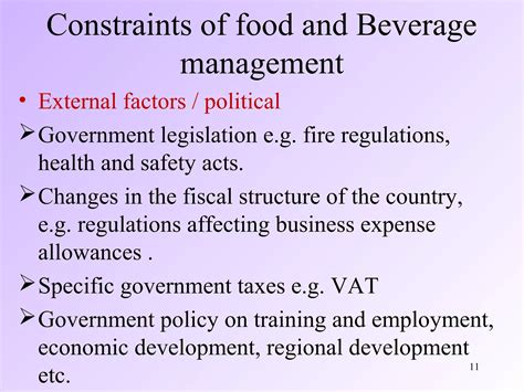 Food & Beverage Management | PPT