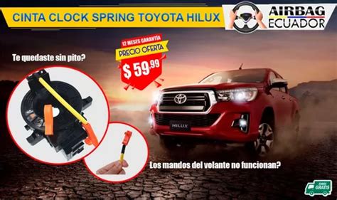 Cinta Airbag Espiral Clock Spring Toyota Hilux Vigo En Venta En Quito