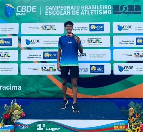 Eric Guedes Campe O Brasileiro Escolar No Salto Triplo Avelar Esportes