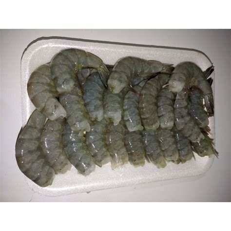 Jual Udang Vaname Segar Beku Potong Kepala Ukuran Sedang 200 Gr