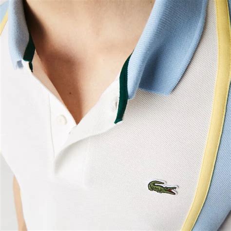 Mua Áo Polo Lacoste Mens Heritage Regular Fit Colorblock Cotton Piqué