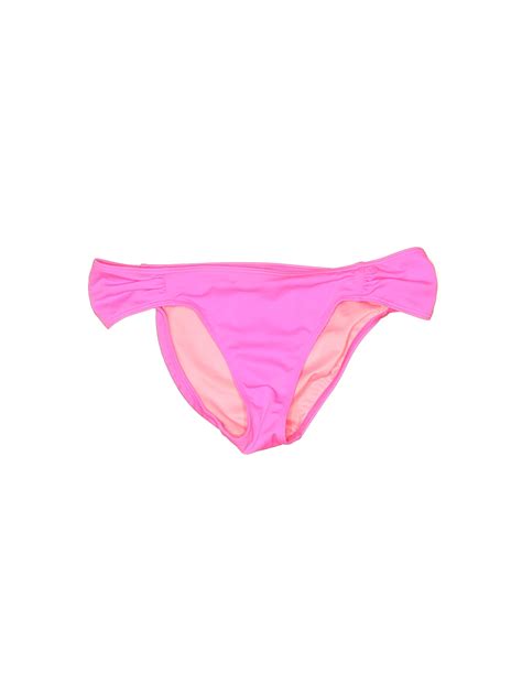 Victoria S Secret Pink Solid Pink Swimsuit Bottoms Size XS 24 Off