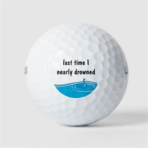 Funny Novelty Golf Balls Zazzle