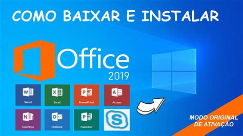 Como Baixar E Instalar O Office 2019 No Windows Youtube