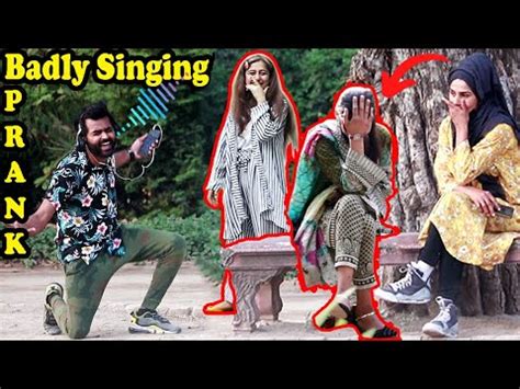 Singing Badly In Public Funny Prank Waqasranaofficial Youtube