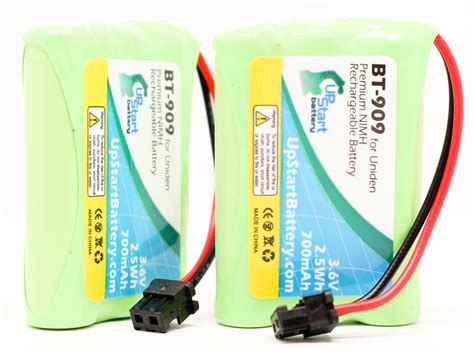 2x Pack Compatible Uniden BT 909 Battery Compatible For Uniden