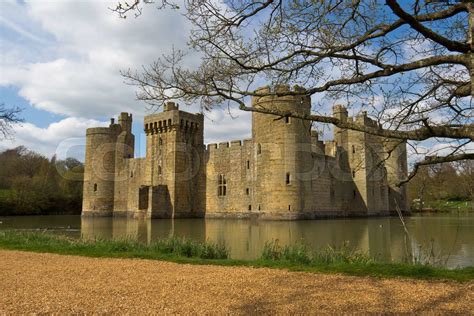 Stone castle drawbridge moat | Stock image | Colourbox