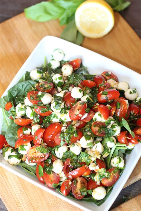 Caprese Salad With Lemon Balsamic Dressing Recipe