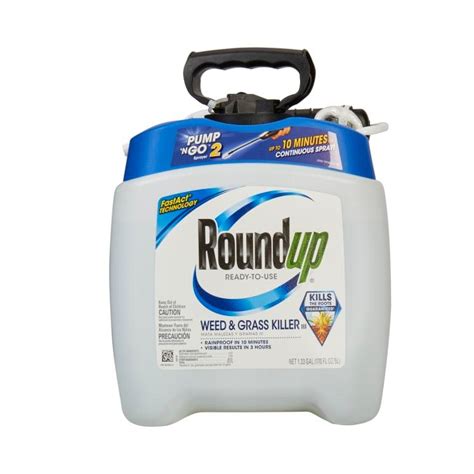 Roundup Pump N Go 1 33 Gal Ready To Use Weed Grass Killer III By