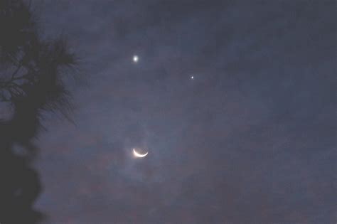 Moon Venus And Jupiter Conjunction