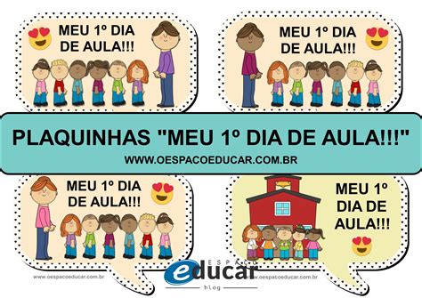 Placa 1 Dia De Aula