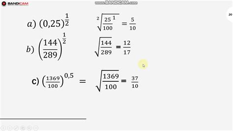 Radiciação Com Expoente Fracionário Youtube