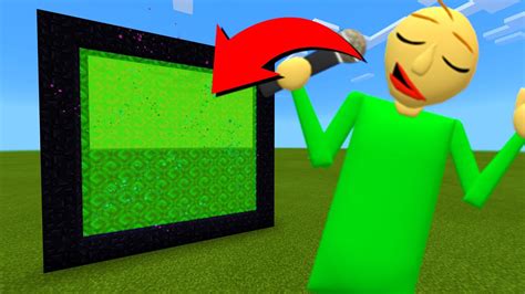 How To Make A Portal To The Friday Night Funkin Vs BALDI Dimension In