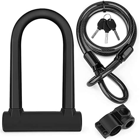 Bike U Lock Heavy Duty High Security D Shackle Bicycle Lock With 4ft1