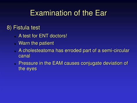 Ppt Examination Of The Ears Nose Throat And Neck Powerpoint