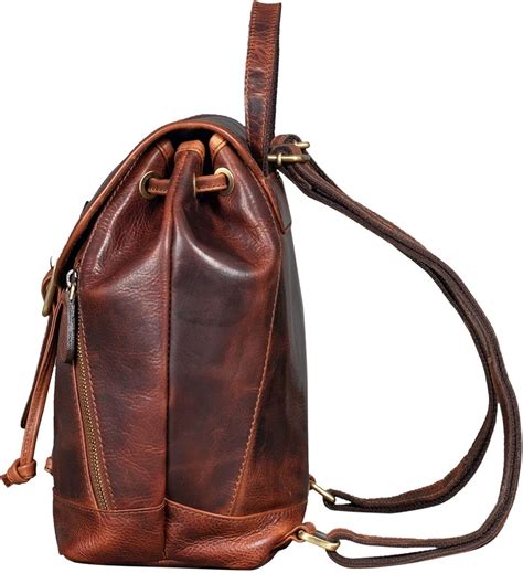 Stilord Allison Rucksack Damen Modern Leder Vintage Daypack Klein