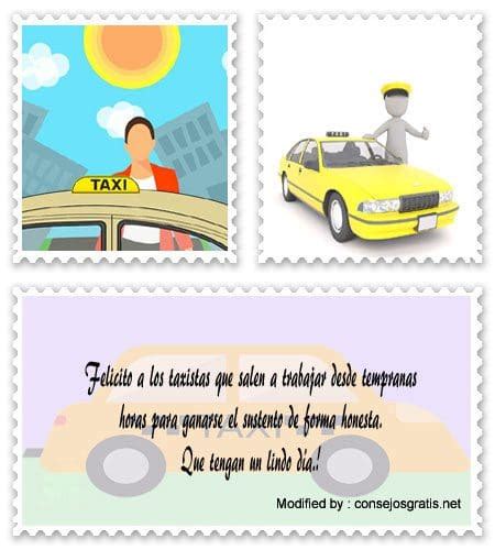 Frases Felíz Día del Taxista Saludos para el Día del Taxista