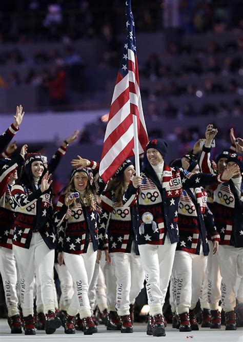 Olympic opening ceremony uniforms through the years - ABC7 San Francisco