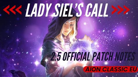 Aion Classic Eu Official Patch Notes Youtube