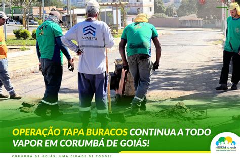 Opera O Tapa Buracos Em A O Prefeitura De Corumb