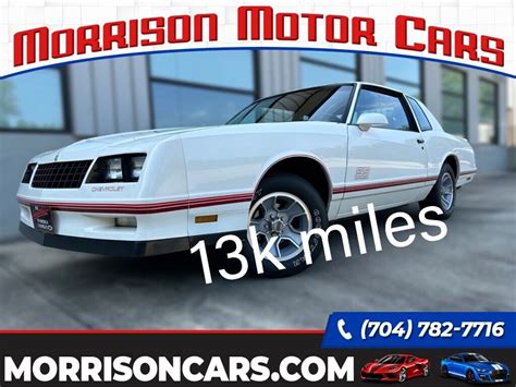 1987 Chevrolet Monte Carlo Ss Used Chevrolet Monte Carlo For Sale In